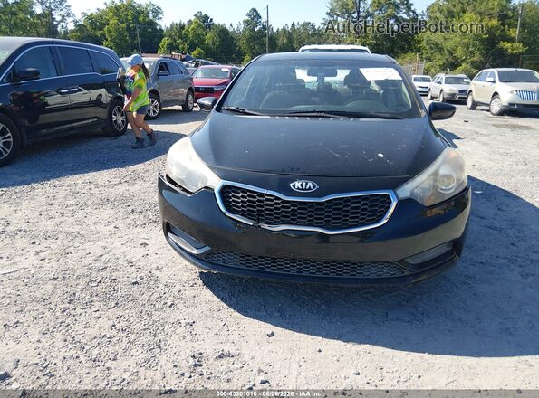 KNAFK4A63G5468734 2016 KIA FORTE Black Вид щитка приладів