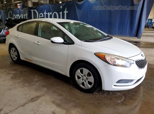KNAFK4A64G5493237 2016 KIA FORTE White 
