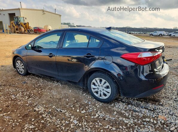 KNAFK4A64G5593371 2016 KIA FORTE Black უკანა მარცხენა