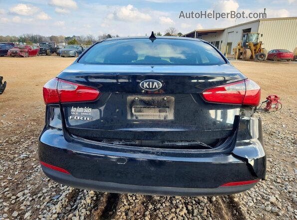 KNAFK4A64G5593371 2016 KIA FORTE Black უკანა ხედი