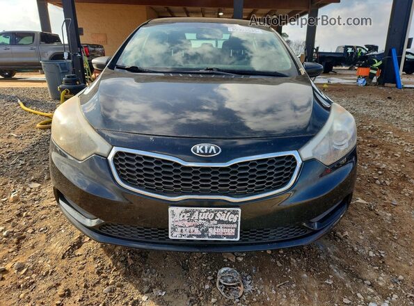KNAFK4A64G5593371 2016 KIA FORTE Black წინა ხედი