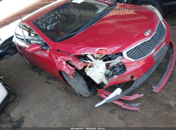 KNAFK4A65G5566549 2016 KIA FORTE Red წინა ხედი
