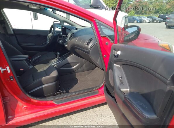 KNAFK4A65G5589328 2016 KIA FORTE Красный Вид салона спереди