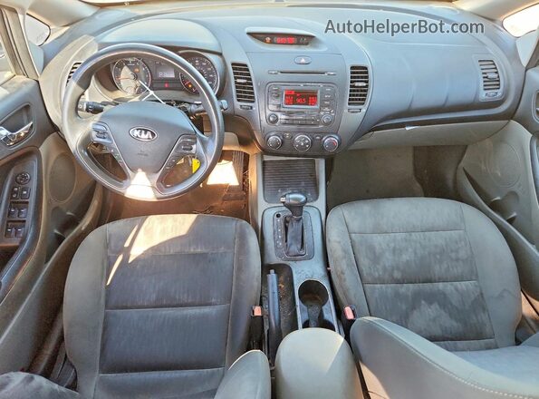 KNAFK4A65G5606483 2016 KIA FORTE Черный Вид панели приборов