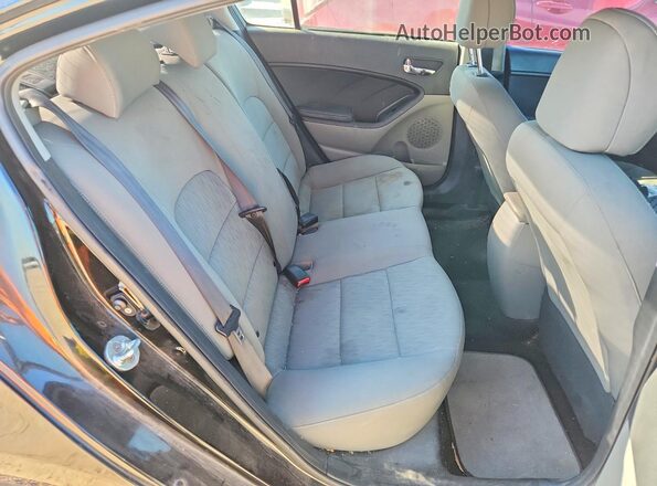 KNAFK4A65G5606483 2016 KIA FORTE Черный Вид задних сидений