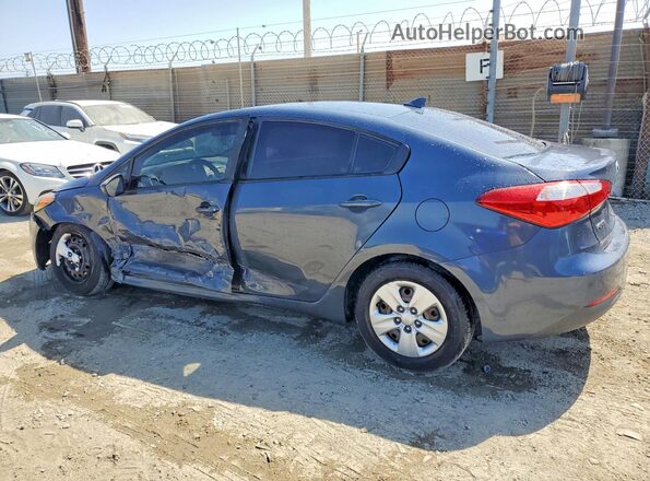 KNAFK4A65G5609240 2016 KIA FORTE Gray Rear left