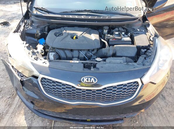 KNAFK4A67G5485875 2016 KIA FORTE Black 