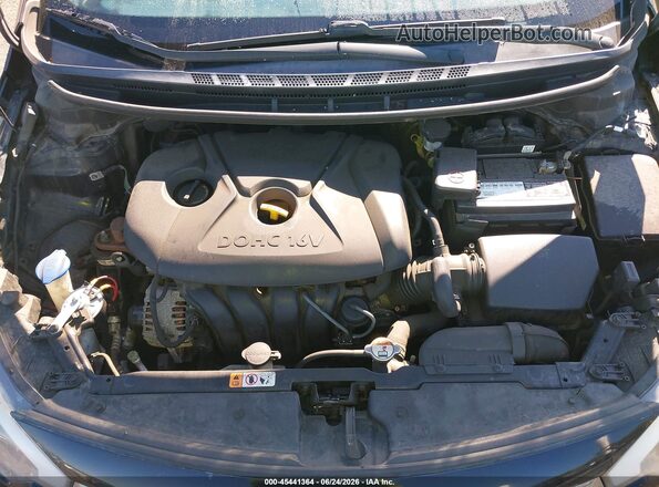 KNAFK4A68G5609362 2016 KIA FORTE Black Vista trasera