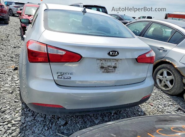 KNAFK4A6XG5457018 2016 KIA FORTE Серебряный Вид сзади