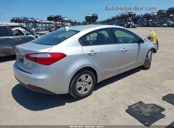 KNAFK4A6XG5488740 2016 KIA FORTE Silver უკანა მარჯვენა