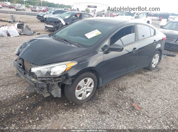 KNAFK4A6XG5496546 2016 KIA FORTE Black Przód lewy