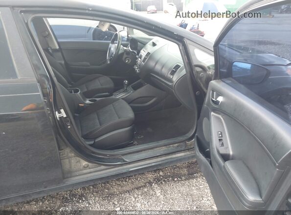 KNAFK4A6XG5496546 2016 KIA FORTE Black Widok wnętrza z przodu