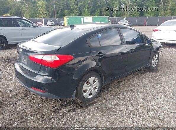 KNAFK4A6XG5496546 2016 KIA FORTE Black Tył prawy