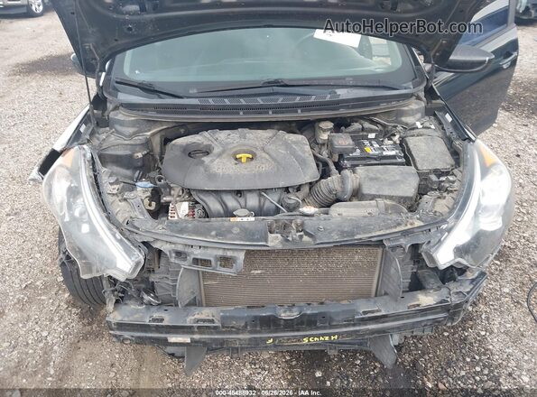 KNAFK4A6XG5496546 2016 KIA FORTE Black Widok z tyłu
