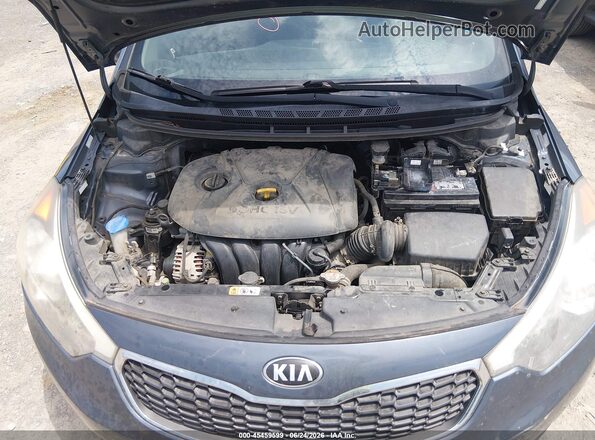 KNAFK4A6XG5571133 2016 KIA FORTE Blue Հետևի տեսք