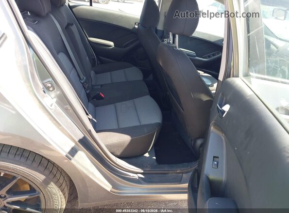 KNAFK5A80G5604664 2016 KIA FORTE Gray Widok naklejki z numerem VIN