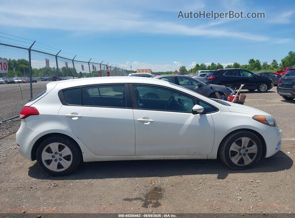 KNAFK5A86G5525533 2016 KIA FORTE White უკანა სალონის ხედი