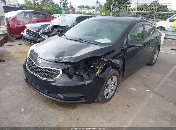 KNAFX4A60G5520113 2016 KIA FORTE Black Front left