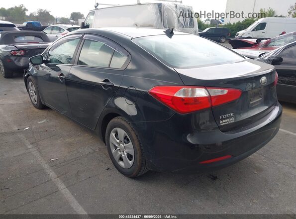 KNAFX4A60G5520113 2016 KIA FORTE Black Rear left