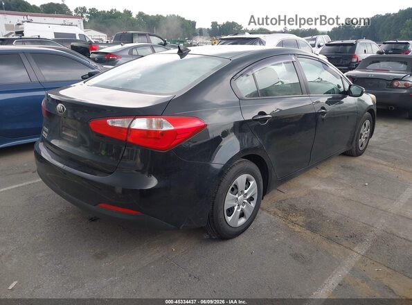 KNAFX4A60G5520113 2016 KIA FORTE Black Rear right