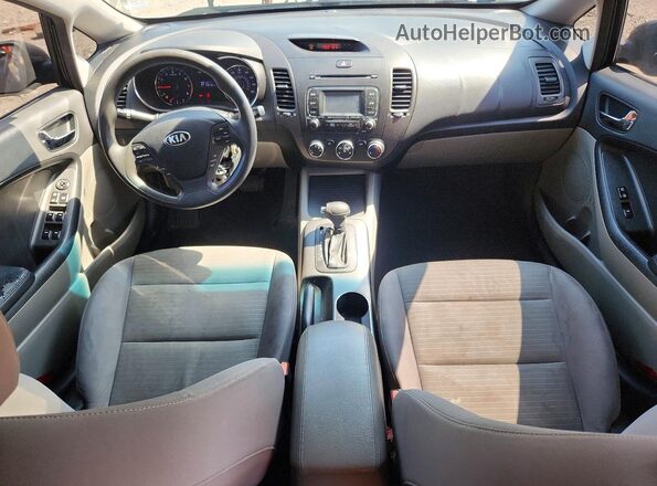 KNAFX4A61G5499093 2016 KIA FORTE Black 