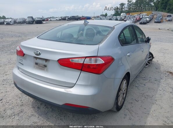 KNAFX4A65G5446252 2016 KIA FORTE Серебряный Задняя правая четверть