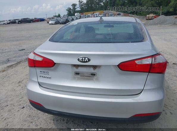 KNAFX4A65G5446252 2016 KIA FORTE Серебряный 