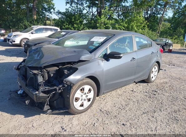 KNAFX4A65G5523640 2016 KIA FORTE Gray Передня ліва чверть