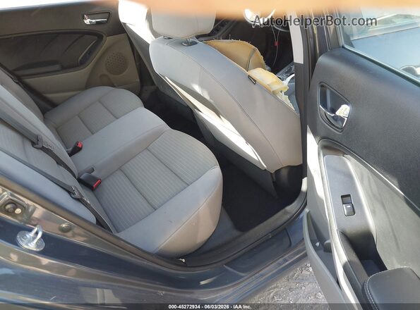 KNAFX4A65G5523640 2016 KIA FORTE Gray Вид наклейки з VIN-кодом
