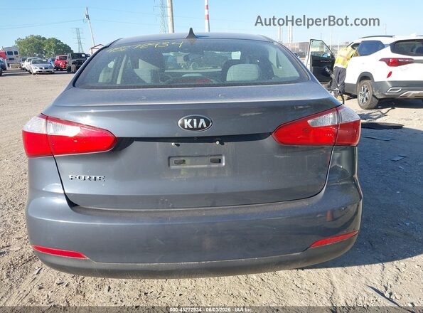 KNAFX4A65G5523640 2016 KIA FORTE Gray 