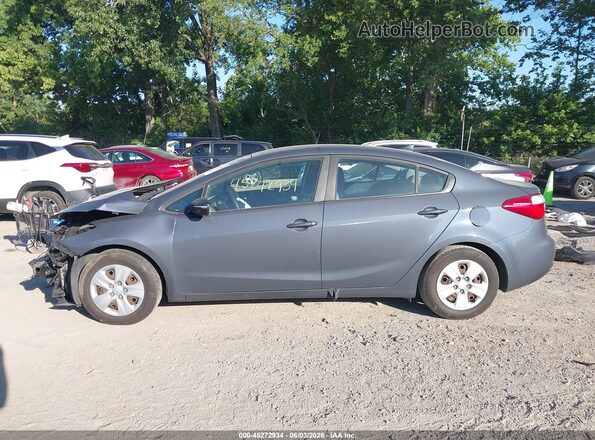 KNAFX4A65G5523640 2016 KIA FORTE Gray 