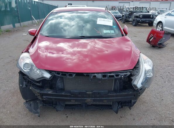 KNAFX4A69G5469856 2016 KIA FORTE Красный Вид щитка приборов
