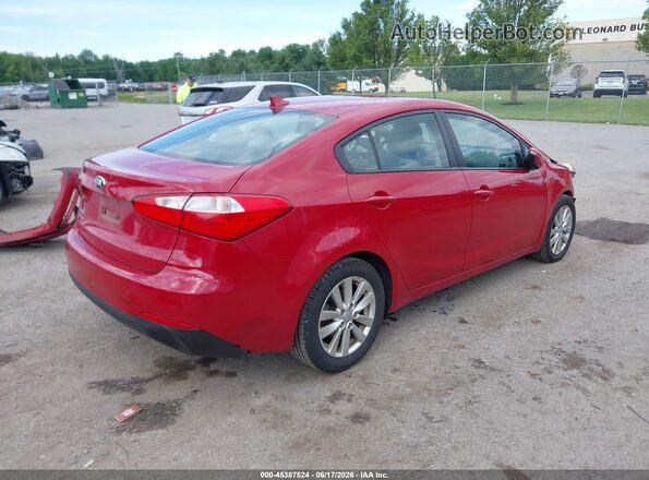 KNAFX4A69G5469856 2016 KIA FORTE Красный Задняя правая четверть