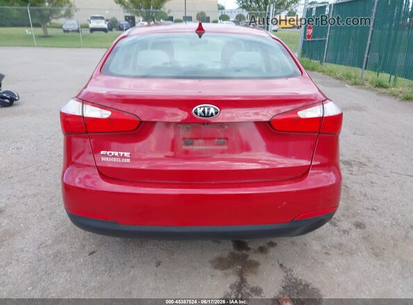 KNAFX4A69G5469856 2016 KIA FORTE Красный 