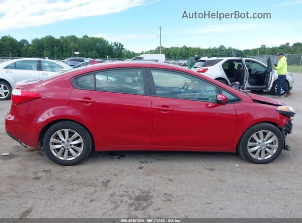 KNAFX4A69G5469856 2016 KIA FORTE Красный Вид задней части салона