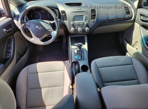 KNAFX4A6XG5443783 2016 KIA FORTE Gray Вид панелі приладів