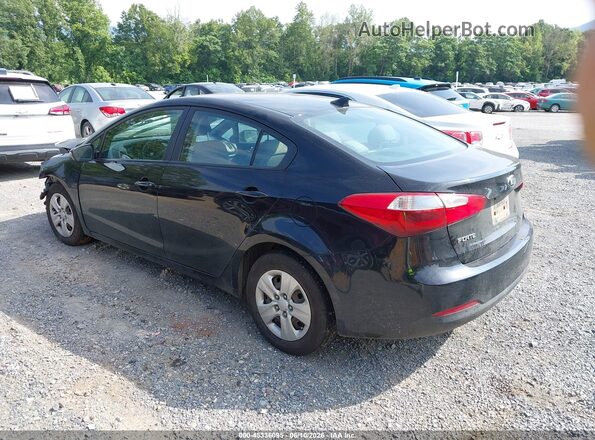 KNAFX4A6XG5499092 2016 KIA FORTE Black Հետևի ձախ