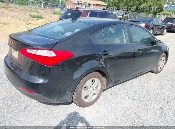 KNAFX4A6XG5499092 2016 KIA FORTE Black Հետևի աջ