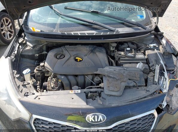 KNAFX4A6XG5499092 2016 KIA FORTE Black Հետևի տեսք