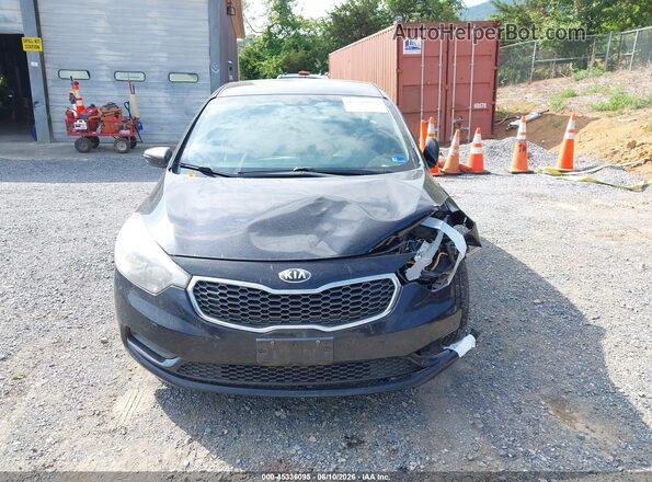 KNAFX4A6XG5499092 2016 KIA FORTE Black Սալոնի հետևի տեսք