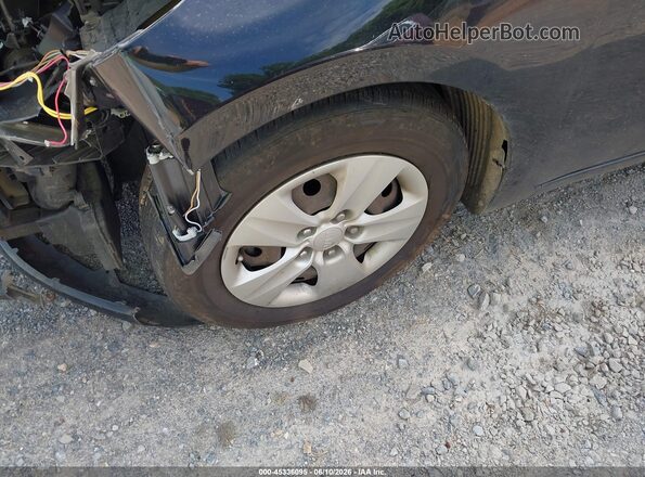 KNAFX4A6XG5499092 2016 KIA FORTE Black Սարքավորումների վահանակի տեսք