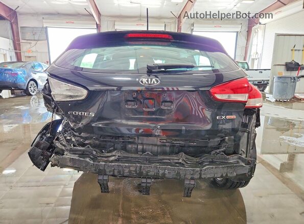 KNAFX5A8XG5490593 2016 KIA FORTE Черный Вид сзади