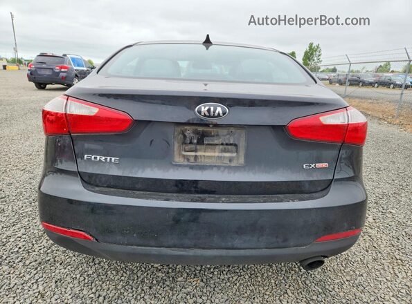 KNAFZ4A80G5451323 2016 KIA FORTE Black Rear view