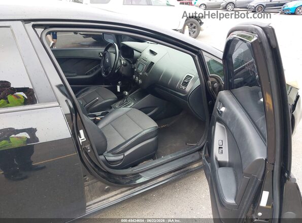 KNAFZ5A39G5494813 2016 KIA FORTE Black Սալոնի դիմացի տեսք