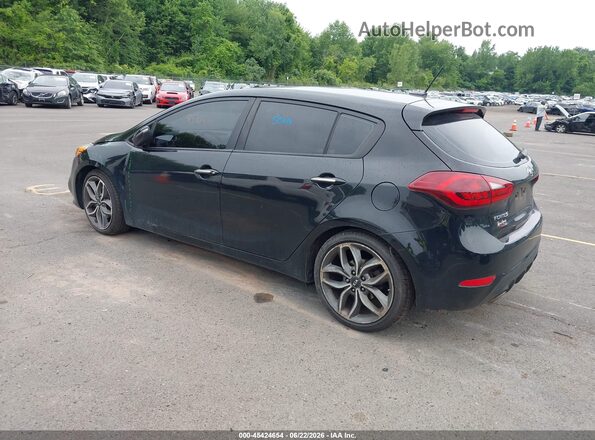 KNAFZ5A39G5494813 2016 KIA FORTE Black Հետևի ձախ