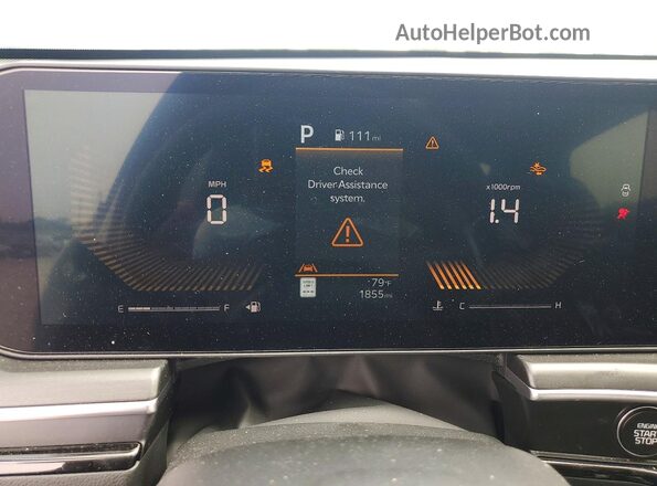 KNAG64J7XT5411748 2026 KIA K5 White Instrument cluster view