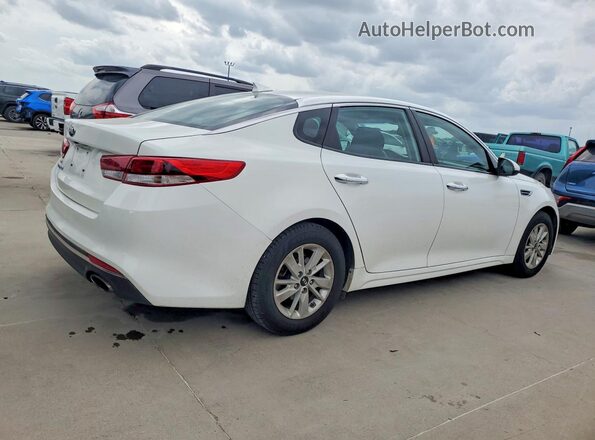 KNAGT4L30G5075763 2016 KIA OPTIMA Белый Задняя правая четверть