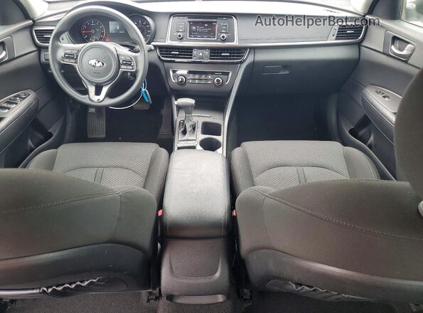 KNAGT4L30G5075763 2016 KIA OPTIMA Белый Вид панели приборов