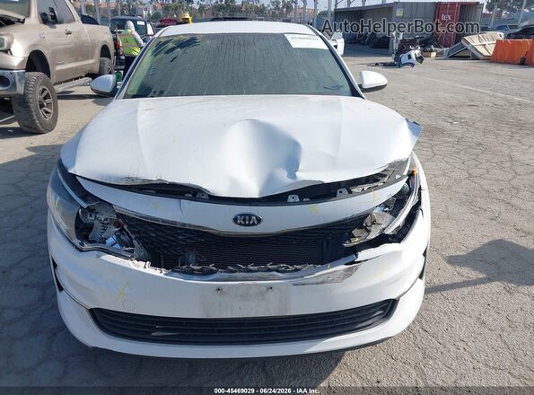 KNAGT4L31G5100962 2016 KIA OPTIMA White წინა ხედი