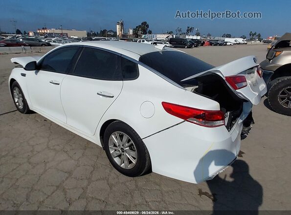 KNAGT4L31G5100962 2016 KIA OPTIMA White უკანა მარცხენა